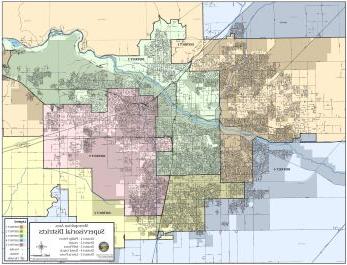 Supervisorial Districts Map Thumbnail